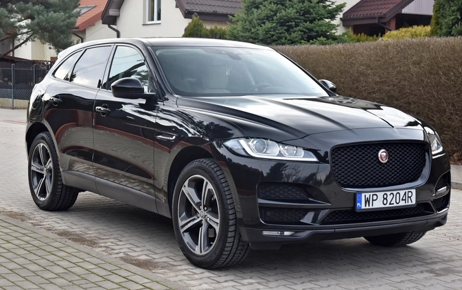 Jaguar F-Pace cena 110999 przebieg: 151000, rok produkcji 2016 z Płock małe 742